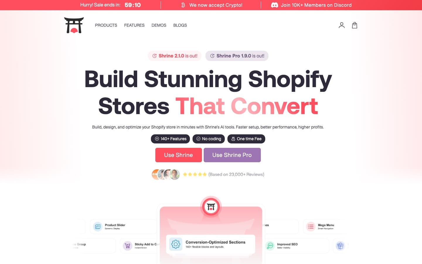 Shrine website